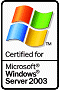 Certifié pour Microsoft Windows Server 2003